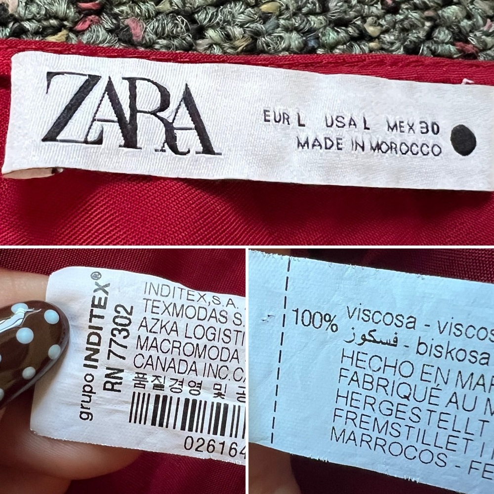 Maroon Red One Sleeve Shoulder Asymmetrical Midi Satin Formal Fancy Dress Sz L - Picture 11 of 16